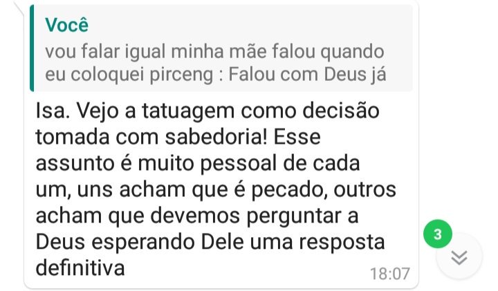 lisabella_lopes's tweet photo. Sobre tatuagens e igreja..... https://t.co/6OOKLcizct