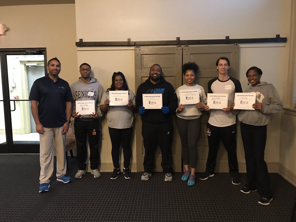 Physedmanrising's tweet photo. Small group in Greenville, NC and they worked hard in todays @CATCHhealth Kids Club training. Wishing them all the best this year! #catchtraining #catchworks https://t.co/KDoBgZGG4h