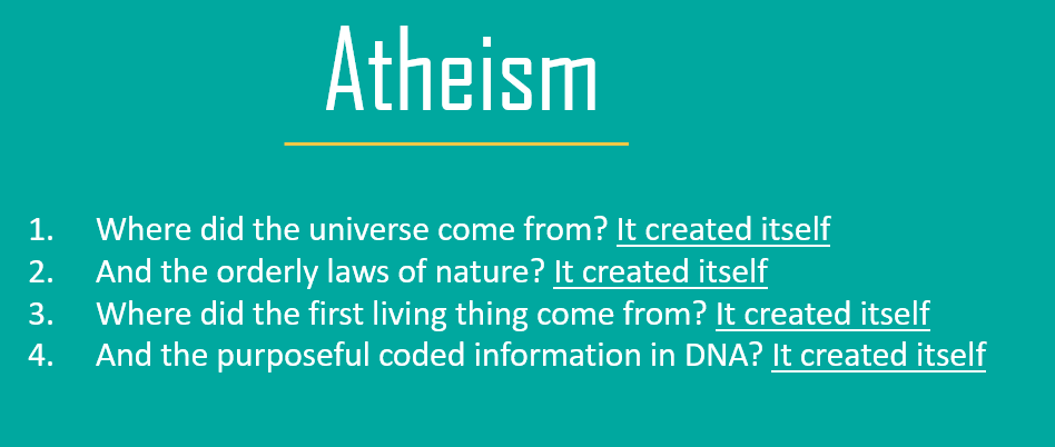<a href="/godconclusion/">Charles Taylor</a> @espeorquenada <a href="/CrusadeAtheist/">🔥🙏🔥Atheist Crusade🔥🙏🏼🔥</a> <a href="/AtheistRepublic/">Atheist Republic</a> <a href="/IetonAh/">Ah Gods ieton</a> <a href="/BSWthepodcast/">The Bible Says What!?</a> @TheMirror18blog <a href="/atheistjane/">Atheist Jane</a> <a href="/UKAtheism/">Atheism in the UK</a> <a href="/PoliticAtheist/">Politics Atheism</a> <a href="/TheUnPopularT/">The Unpopular</a> The fallacy in this argument goes something like this: 

bad design = no design. 
And no design = no designer. 

Ergo this has to be true 👇