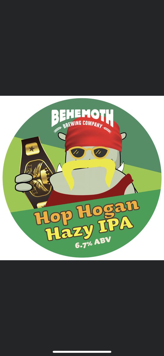 quenchbar's tweet photo. Perfect beer for #hoganday #testimonial @Hoges31 https://t.co/ib4MdkWDJT