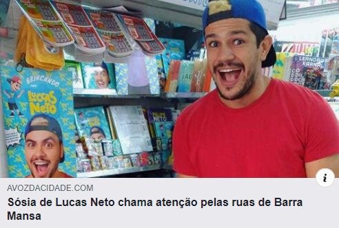 Igual. Se eu encontro na rua, levo pra casa achando que é meu irmão.