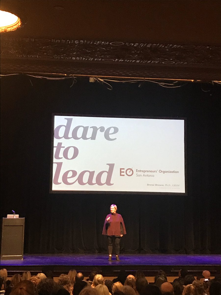 I had the opportunity to watch Brené Brown speak today! #daretolead