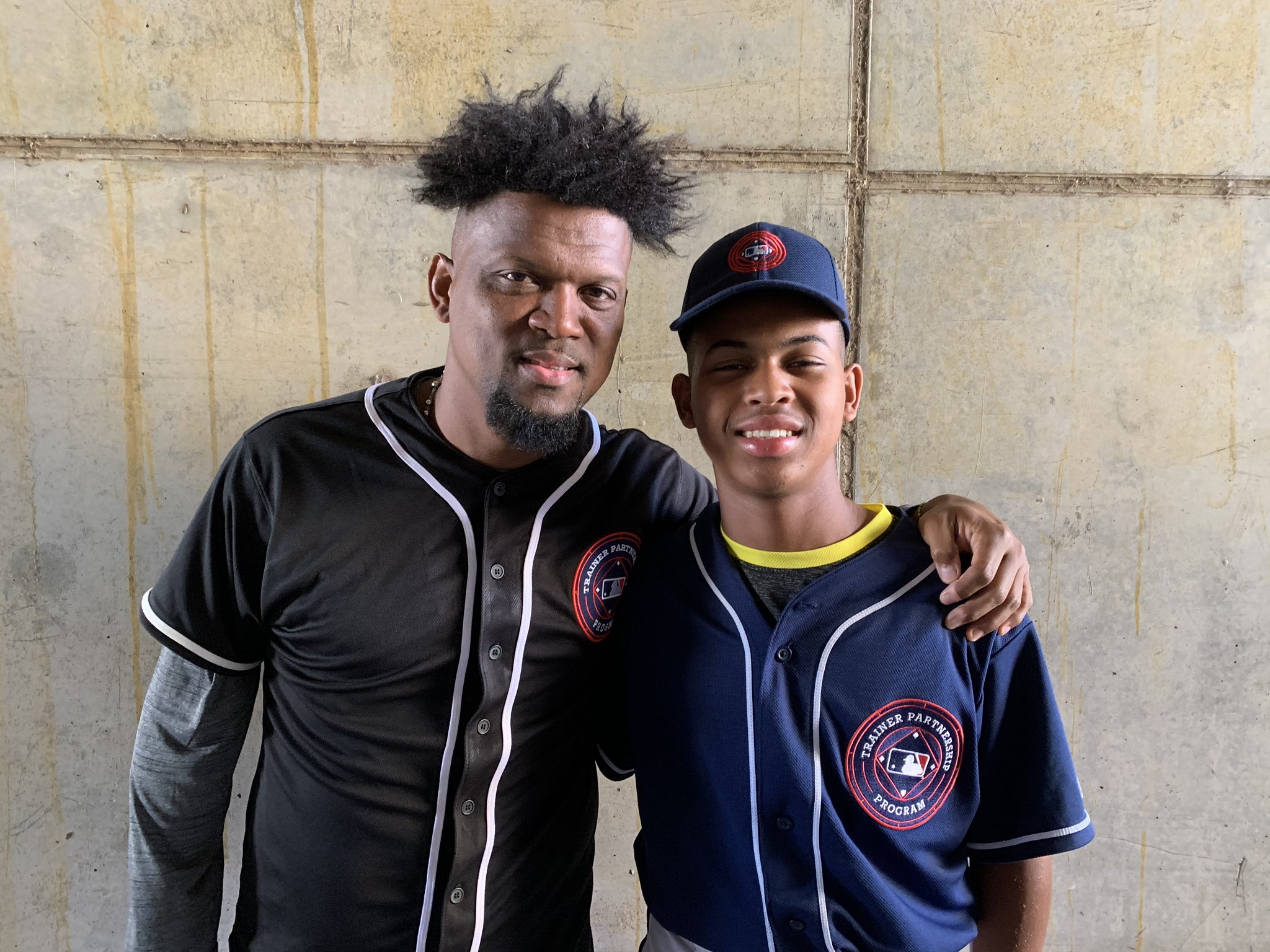 Jesse Sanchez on X: Ronald Acuña Sr. and son Bryan Acuña are in Scottsdale  as part of @mlb Trainer Partnership Program International Showcase at Salt  River Fields. The elder Acuña is part