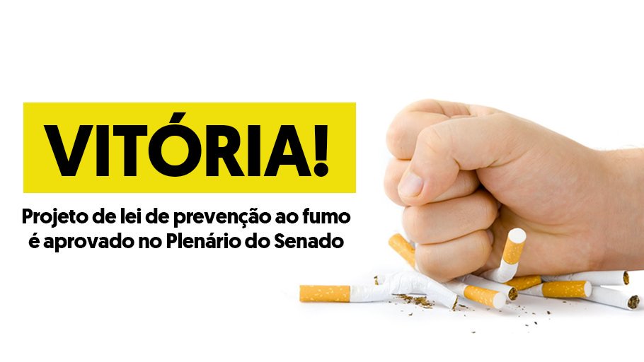 actbr's tweet photo. VITÓRIA PARA A SAÚDE PÚBLICA 🎉 💪
O #PLS769_2015, de @joseserra_, com medidas essenciais de prevenção ao fumo, foi aprovado no plenário do @SenadoFederal hoje e segue agora à @camaradeputados.
Esperamos que lá ele também seja aprovado o mais rápido possível! https://t.co/dhJ6sfhVjQ