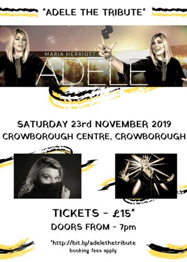 macpie1's tweet photo. @TheCrowPlayers tickets are going fast for this fantastic tribute to Adele. Book now and see you at the bar! https://t.co/JzFPsFS4Bh