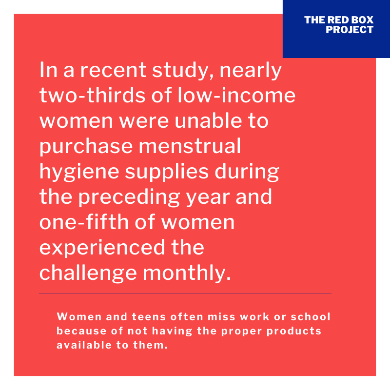 DartmouthHealth's tweet photo. The D-H Women’s Health Resource Center is seeking donations of feminine products for its new menstrual bank. Also known as The Red Box Project, the menstrual bank began this summer. For more info: https://t.co/NWRgdvIgR6
#periodbank #endperiodpoverty #menstruationmatters https://t.co/7CxnHo8lW8