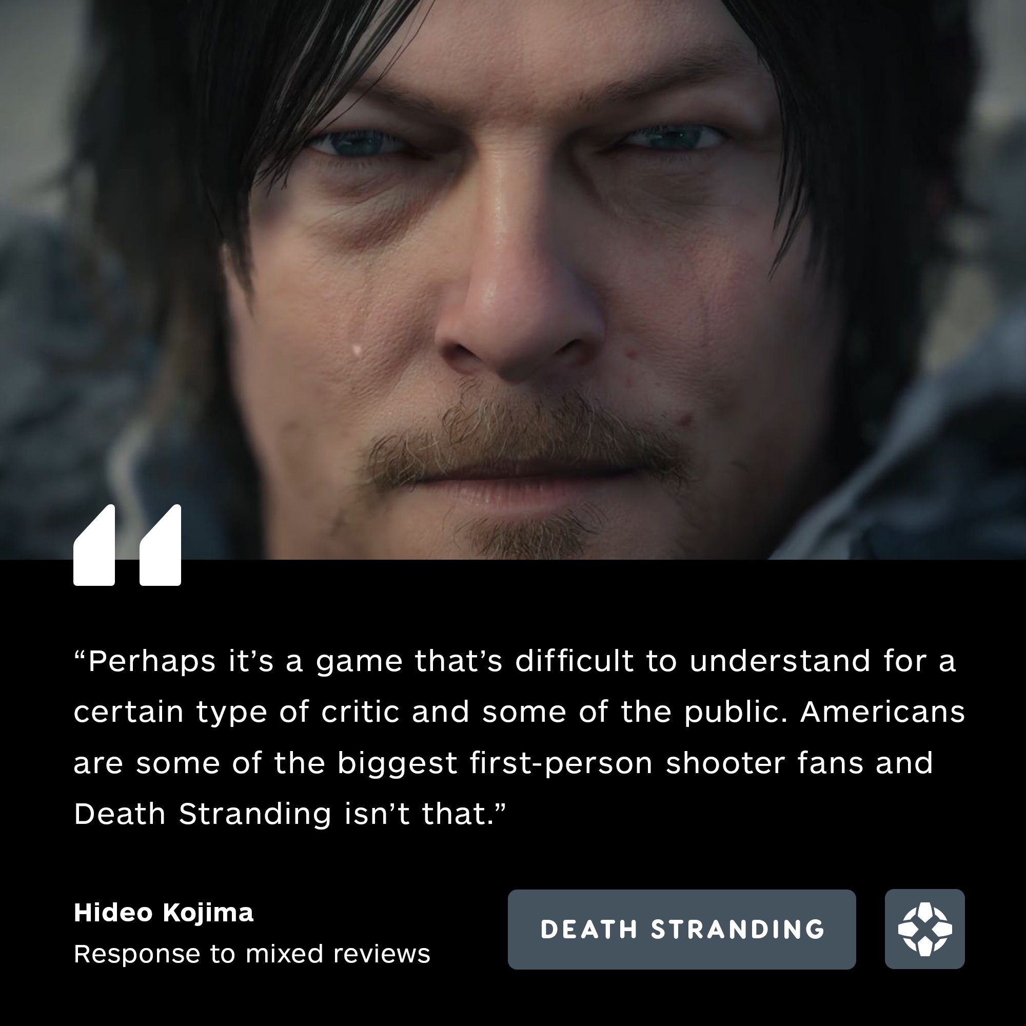 Hideo Kojima Tweet, Death Stranding