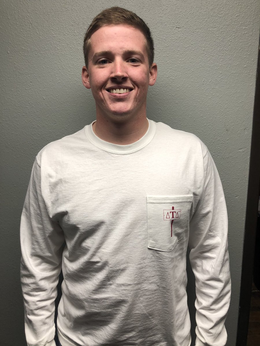 Congrats to our Delt of the Week Jack Baustian

Year: Junior 

Hometown: Luverne, MN 

Major: Business Administration

Favorite hobby: Hitting the town of Vermillion

Favorite Food: Easy Mac

Reason for joining Delt: To meet people and make lifelong friendships!