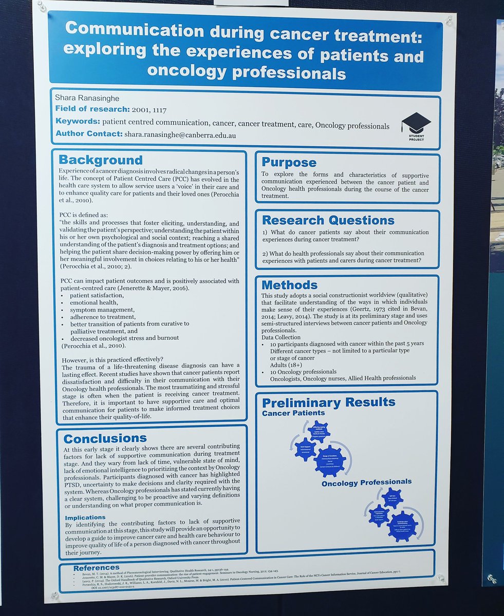 SharaRanasinghe's tweet photo. #FADfest19 great to see the range of research produced by our faculty #myfirstposterpresentation #WeAreUC #cancercarecommunication https://t.co/S0mazSvuOR