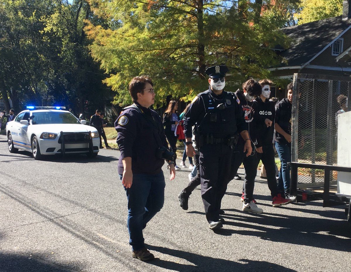 Also for years, we've seen public outreach efforts from MPD to immigrants - for instance, numerous police officials took part in this month's Day of the Dead parade, including some in skull makeup.