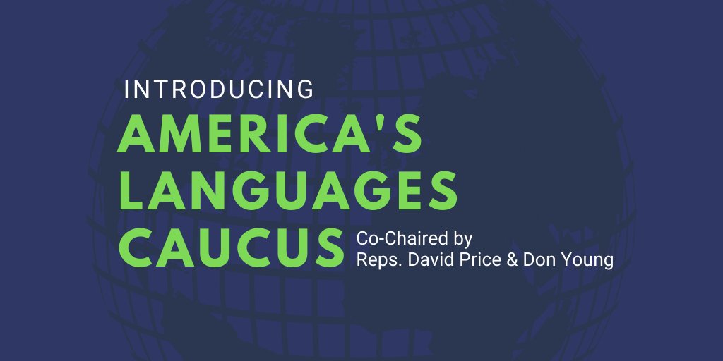 The US needs significantly more bilingual &amp; biliterate citizens to help ensure nat'l security, promote economic growth, &amp; develop the potential of every student.

Join the movement. Be an advocate for #americaslanguages. Share with your Member of Congress languagepolicy.org/americaslangua…