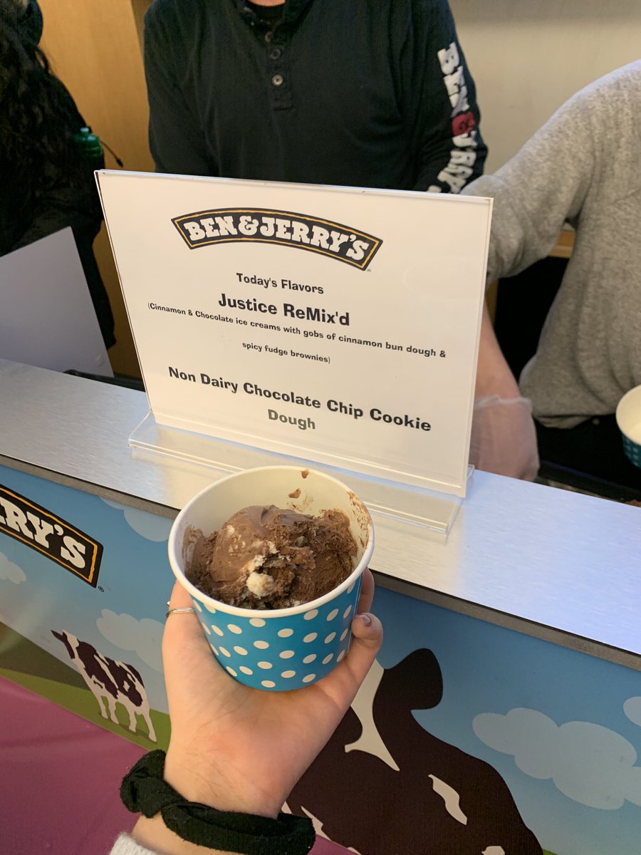 PR and ice cream?! Two of my favorite things! So excited for <a href="/SUPRSSA/">Syracuse PRSSA</a> event with <a href="/benandjerrys/">Ben & Jerry's</a> and <a href="/adv_project/">Advancement Project</a>. Love the social responsibility message behind this campaign. And yes, the flavor is delish 😋