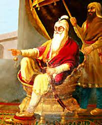 The golden lotus throne of Maharaja Ranjit Singh #RanjitSingh never wore a crown when he sat on his throneHe was crowned Maharaja in 1801 only at the age of 20 #BirthAnniversary of Maharaja Ranjit Singh3