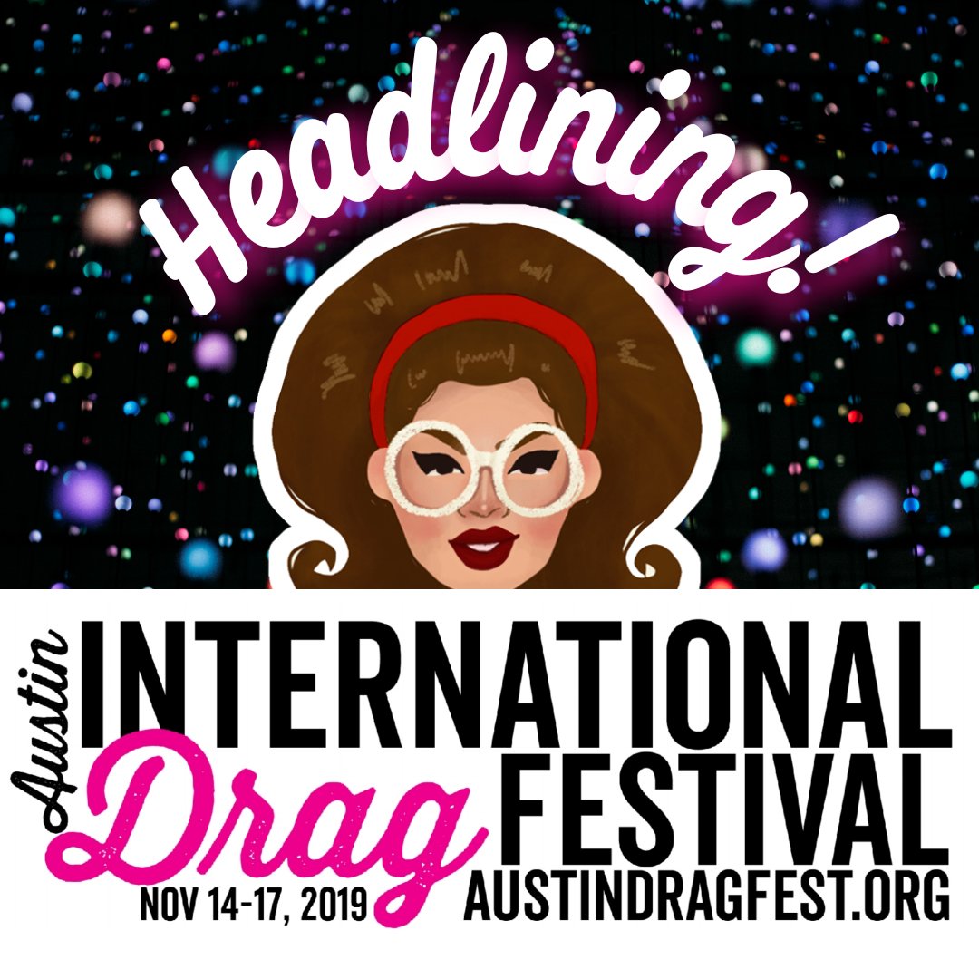 AlexisBevels's tweet photo. TWO DAYS TO GO! Get your butts to Austin! #austindragfest #intldrag #internationaldrag #dragpride https://t.co/LFn5I4AAbV