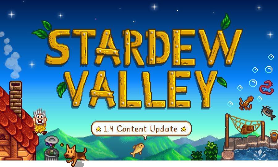 The Free 1.4 Update for Stardew Valley will come to PC on November 26th. Console & mobile to follow soon after. More info here: stardewvalley.net/1-4-pc-release…