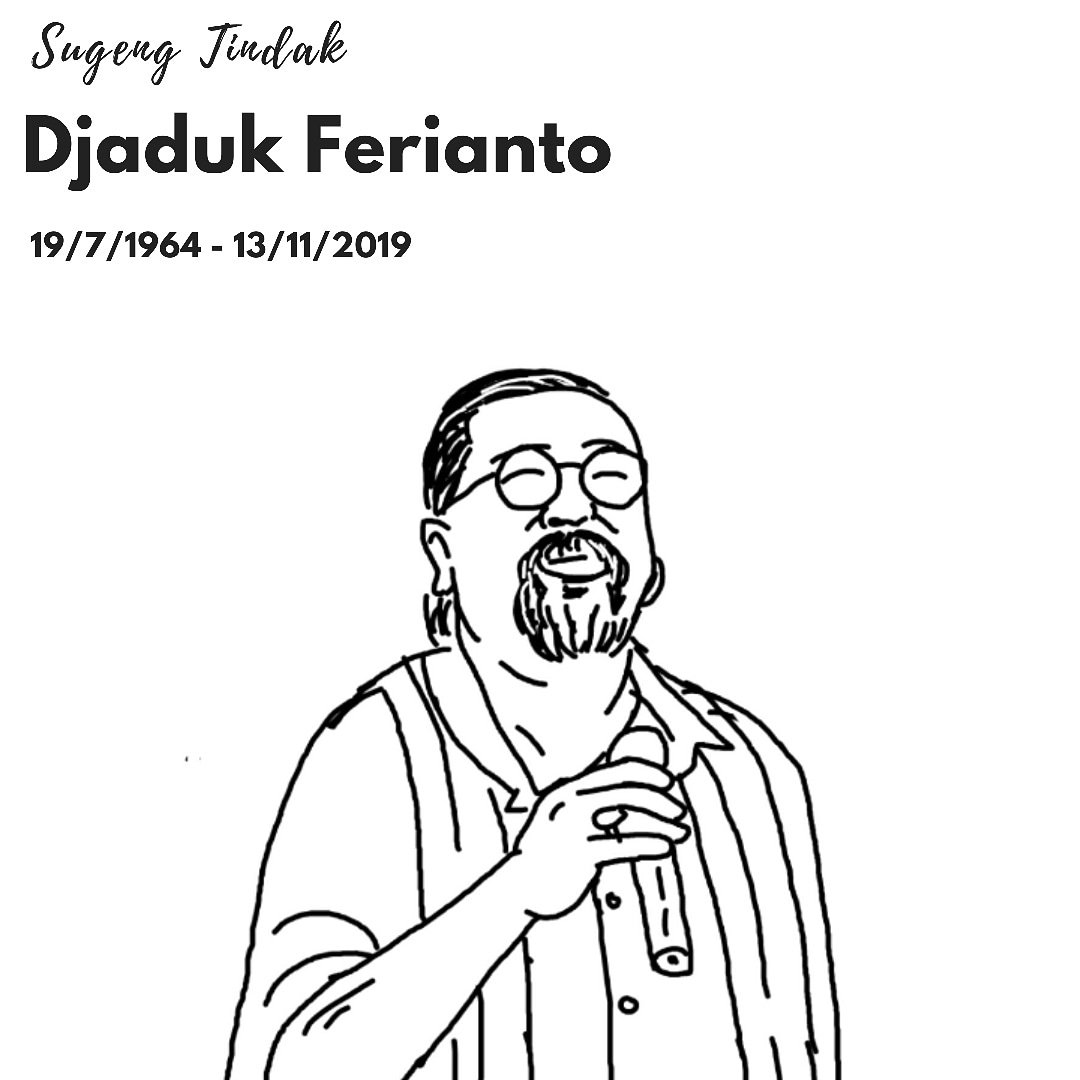 Sugeng tindak <a href="/DjadukFerianto/">djaduk ferianto</a> 
.
<a href="/PSBK_Jogja/">Padepokan Seni Bagong Kussudiardja Official</a> <a href="/ngayogjazz/">NGAYOGJAZZ 2025</a> <a href="/kuaetnika/">kuaetnika</a> 

#RipDjadukFerianto