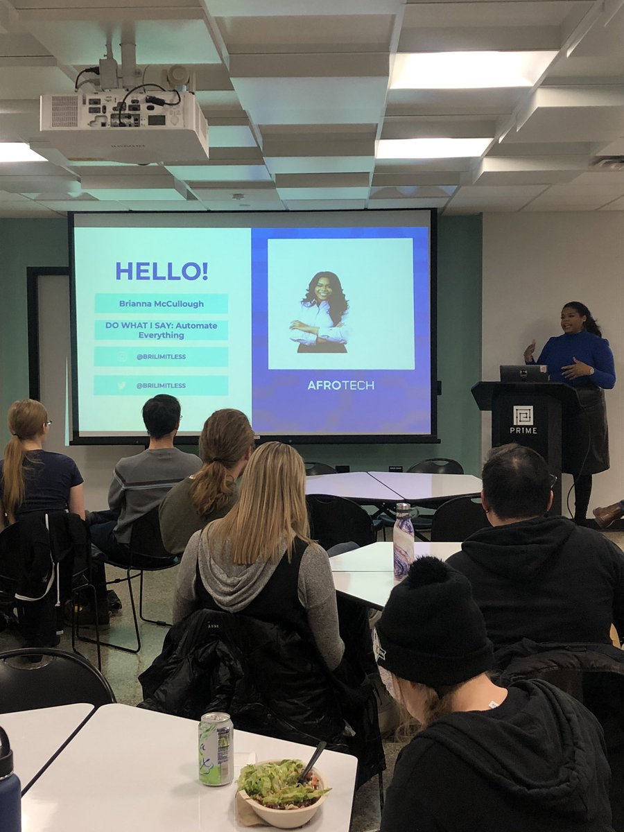 mplsjrdevs's tweet image. We are absolutely thrilled to have @BriLimitless present tongiht!! 
#mplsjrdevs #mntech #automation