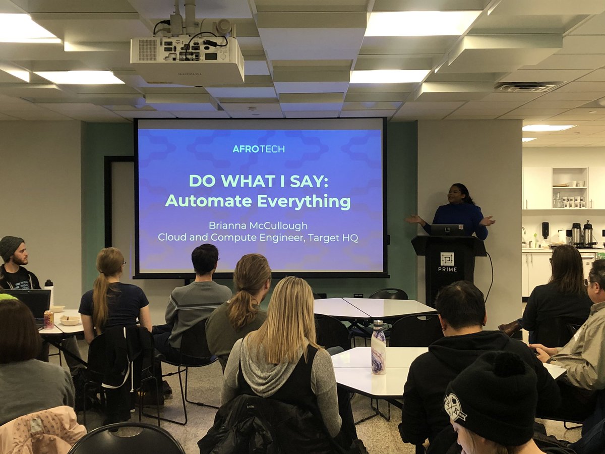 mplsjrdevs's tweet image. We are absolutely thrilled to have @BriLimitless present tongiht!! 
#mplsjrdevs #mntech #automation