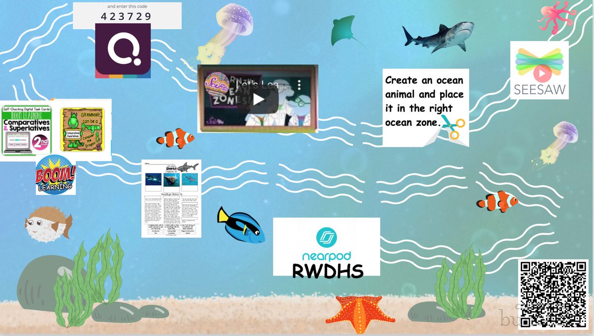 sarafrater's tweet image. A2: I like to use a lot of different ways!  It depend on what I am teaching.  Every Friday I make a playlist to wrap up our concepts for the week and tie in social studies or science with lots of creativity. #BunceeChat #SeesawChat