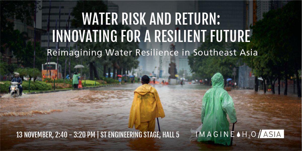 ImagineH2O's tweet photo. #Waters Risk&Return: #Innovating a #Resilient Future. Don't miss our Panel Discussion at @SwitchSingapore this afternoon from 2:40-3:20 ST Engineering Stage Hall 5 with @CWL_BVWater @InveryneFarmer @RochiKhemka
#SFFxSWITCH
#SWITCH19
#Singapore https://t.co/3jIOpEpyhC