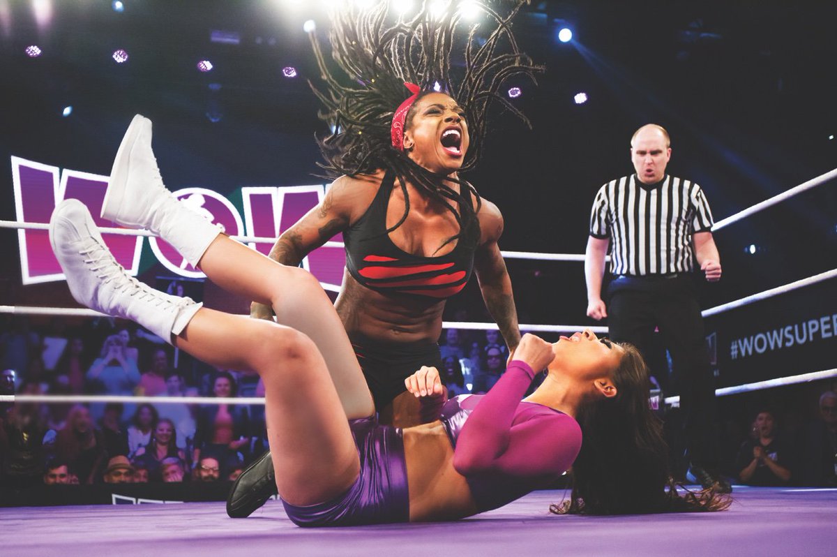 See <a href="/wow_thebeast/">The Beast</a> and all the <a href="/wowsuperheroes/">WOW - Women Of Wrestling</a> on WOW every Saturday night at 8PM EST on AXS TV.  #wowsuperheroes - the 2-hour special is Saturday, Nov 23rd @ 8:00 PM ET