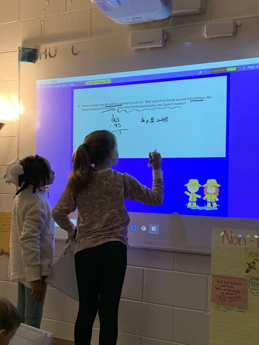 chelsea_adebayo's tweet photo. Today was #tytt!! Teach your teacher Tuesday!!! These mathematicians did an amazing job explaining their work using the RDW process with 3 step word problems!! @MPE_Mustangs https://t.co/hOiZ0tC59b