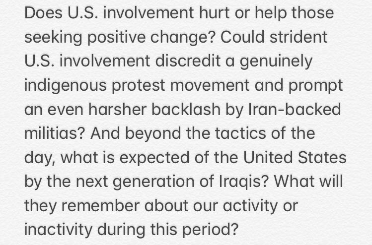 The US leadership is faced with a quandary - what should and shouldn’t the US do to help? How can we “do no harm”?This piece provides my thoughts on these conundrums.