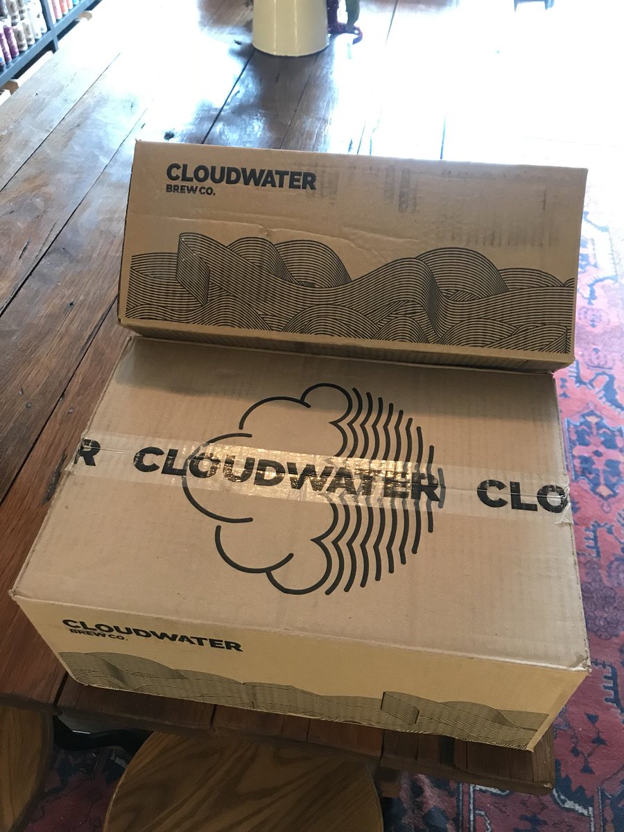 Cans &amp; kegs <a href="/cloudwaterbrew/">Cloudwater Brew Co</a> 🤗