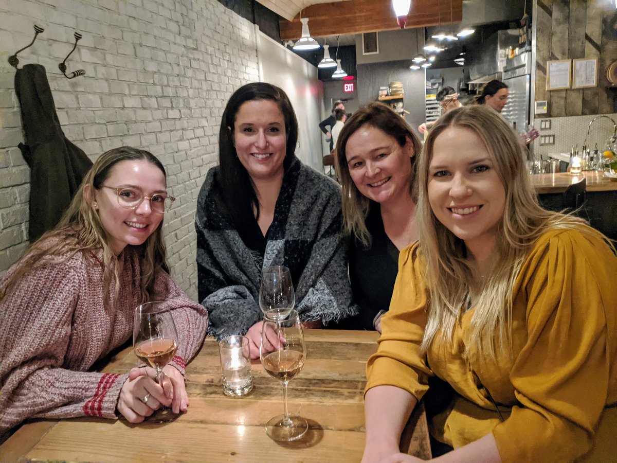 YouTravel's tweet photo. Fall Munch and Mingle for BC Chapter of @TravelMediaCA with delicious appies, sparkling wine and lively travel talk. Host @BurdockAndCo Chef Owner Andrea Carlson. Christmas gift tip: Burdock and Co. Cook Book or dinner gift certificate! #TMACca #TravelTuesday https://t.co/sQmb07yMBx