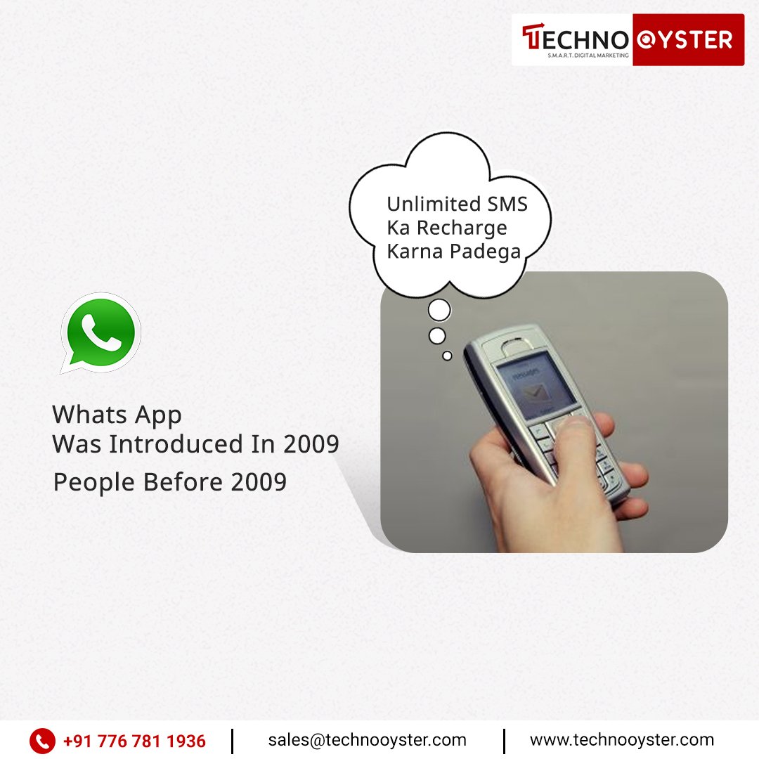 Messaging should never stop.

 visit
technooyster.com

#SMS #Now #Messages #DigitalMarketing #SocialMediaMarketing #SEO  #ContentMarketing #Repost #BusinessGrowth #ProductMarketing #ServiceMarketing #ProductBranding