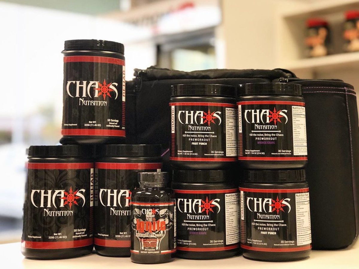 godfatherofchao's tweet photo. NEW and exclusively @nutrition_hd fresh off the press, we are proud to announce @chaosnutrition_official is now in the building. If youโre in the IE and youโre ready to take your workouts to the next level.. head over to @nutrition_hd and #letsgetchaotic ๐ฅ
.
.
.
#nutritionHD https://t.co/9X7GfQubt3