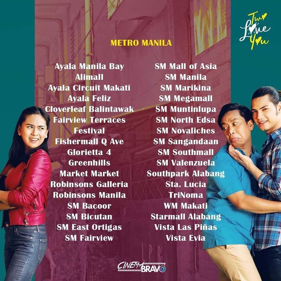 hashtag_k1d's tweet photo. Now showing more than 100 Cinemas Nationwide! @twoloveyoumovie https://t.co/SohTf8rJ64