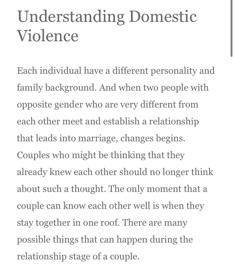 look, nothing says you respect women like starting a nonprofit to combat domestic violence that happens for various reasons and affects the relationships of all the family members