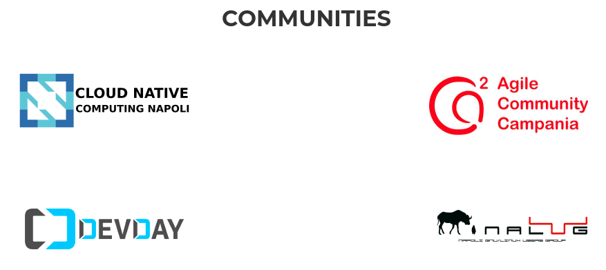iotdayit's tweet photo. Ed oltre agli indispensabili sponsor, ci sono come sempre le community Campane a supportare l'IoT Day Italy. Un grazie a @agilecampania @cncfnapoli @devdayit @napoli_lug. Correte ad iscrivermi, l'evento è gratuito! #IoT #Industry40 #IoTDayItaly https://t.co/ywXvNaWhQ1 https://t.co/dF3CkfO4Xq
