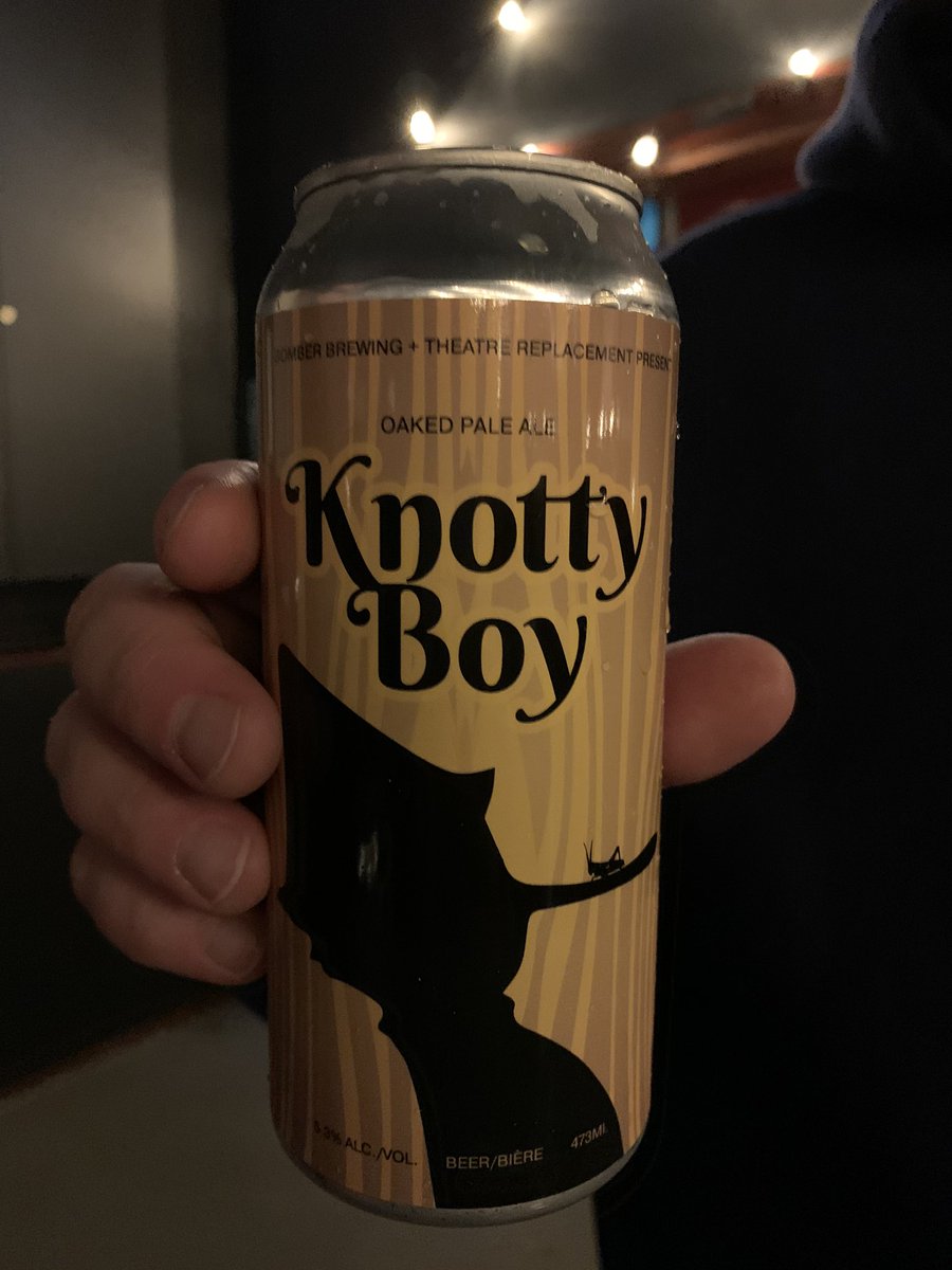 kikip13's tweet photo. Friends - @BomberBrewing has done it again. Their #knottyboy oaked pale ale is amazing and a great pairing for @ThtrReplacement #eastvanpanto Pinocchio https://t.co/PvlNU5U5TO