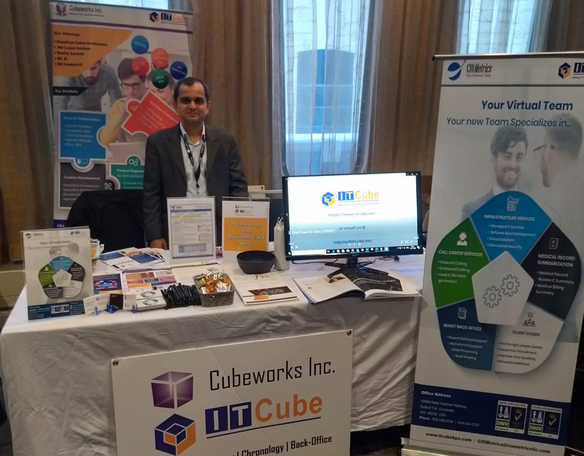 ITCubesolution's tweet image. ComSpark 2019 Moments..
Here are a few moments from the recently concluded #Comsark19 in Columbus, Ohio. Team #ITCubeBPM had a memorable experience of interacting and #meeting #techenthusiasts 

We look forward to working on exciting projects using the latest tech #advancements