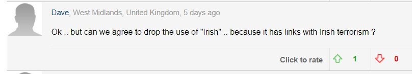 British white nationalists view the Irish as beneath them. The colonialists who subjected the Irish to dehumanization and atrocities were disgusting. A consequence of being colonized is that sometimes you have to fight for freedom. The Irish did and yet: 3/16