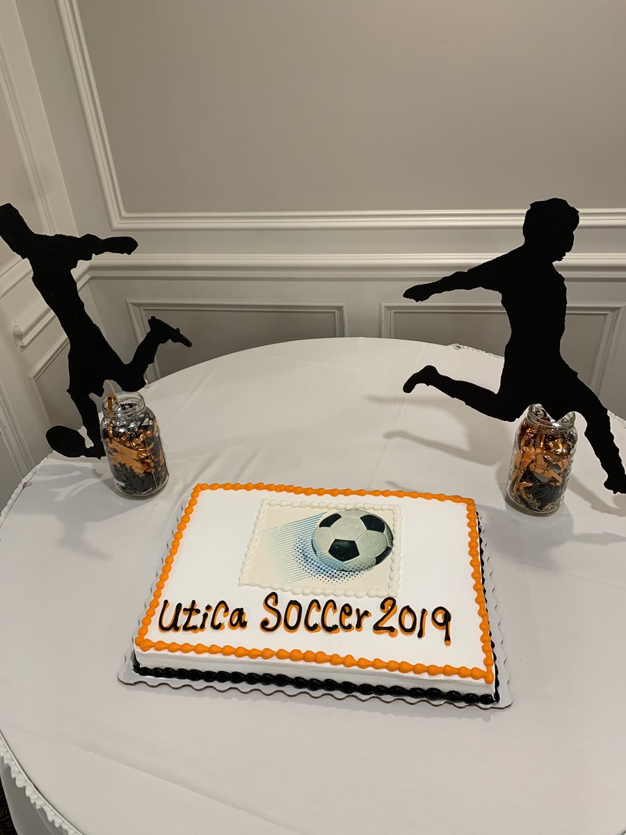 UticaHighSoccer's tweet photo. What a great night celebrating the fellas! Congrats seniors! https://t.co/VvKOrKAfjA