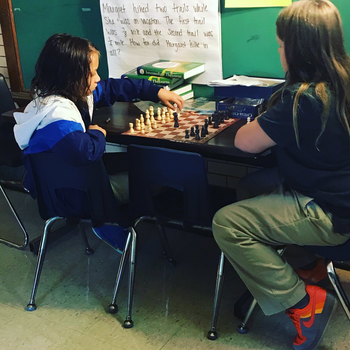 RayneishaDoak's tweet photo. When it’s cold outside you play Chess! https://t.co/ts9Nk6JlRI