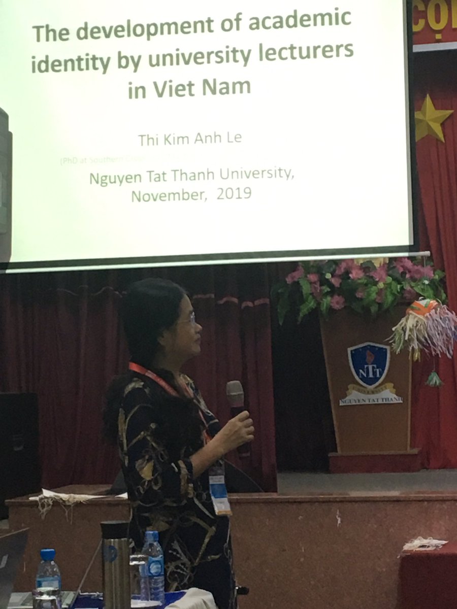 alexckendall's tweet photo. Dr Thi Kim Anh Le begins her keynote with an overview of the history/policy context for HE in Vietnam #makingpracticematter #vietukhe @CSPACE_BCU teacher development has not kept pace with rapid growth and expansion of HE - HE teachers are primary actors and therefore crucial https://t.co/75SyIjZgQU