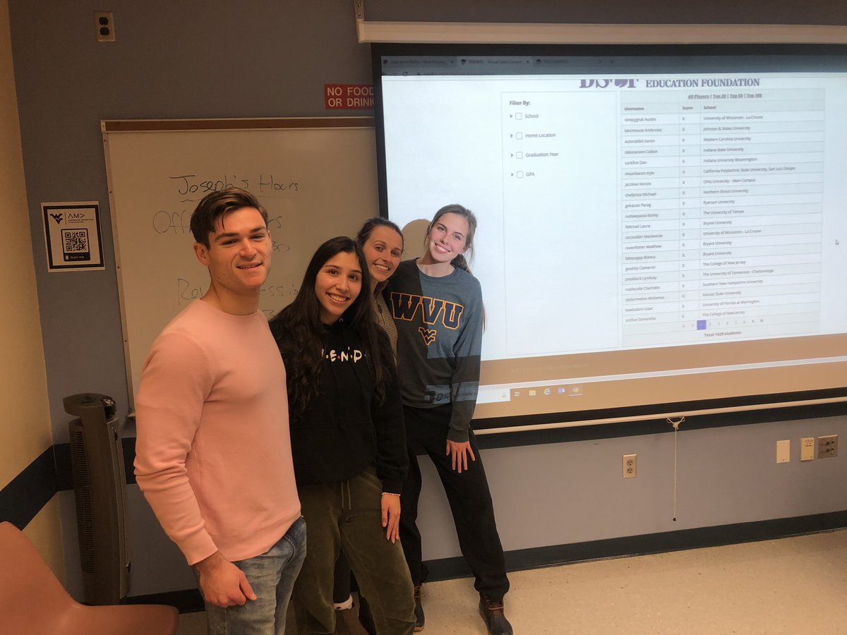 Is this the future? Tonight, 21 WVU sales students participated in a virtual sales competition against an AI agent. Super learning experience! @wvuccobe <a href="/WVUSalesClub/">WVU PSE & Sales Club</a>