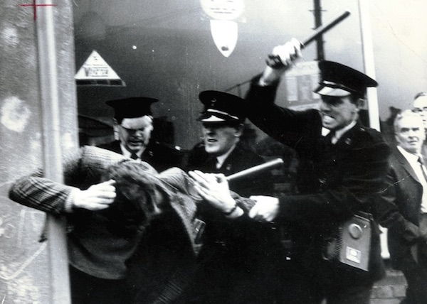 When Catholics attempted to achieve civil rights and social equality through peaceful means, such as marching and civil disobedience, the RUC brutally suppressed their efforts; the violent confrontation on Derry's Duke Street on 5th of October, 1968 exemplified the RUC clampdown.