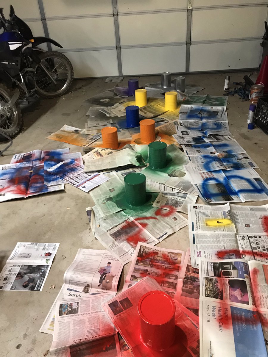 AllieBBogart's tweet photo. Investigating the colors of light with hand-made spectroscopes. Will lead into absorption, and wave properties. #coltsstem https://t.co/AfhsH0jeLX