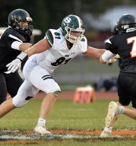 CoachBClawson's tweet image. Congratulations to Patrick McCane, Class AA Co-Defensive Player of the Year! @coach_mcquade @shenfootball_01 @ShenAthletics @rfenton33