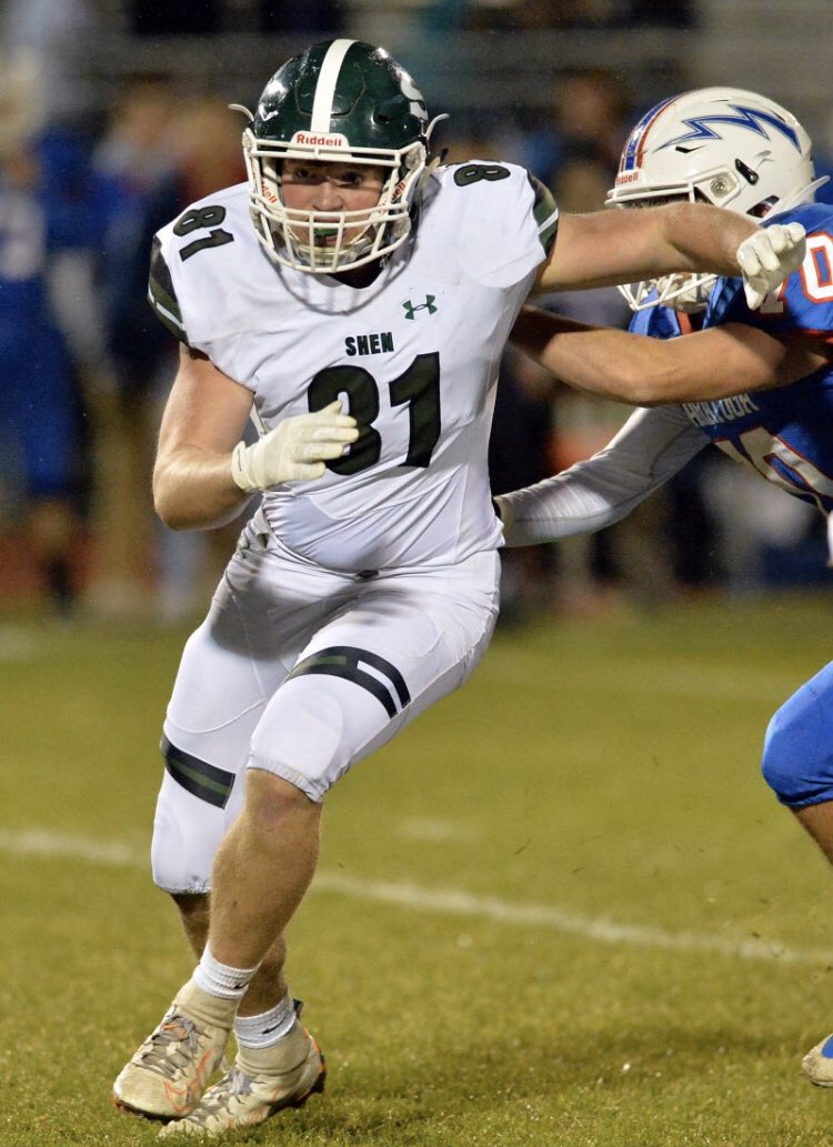 CoachBClawson's tweet image. Congratulations to Patrick McCane, Class AA Co-Defensive Player of the Year! @coach_mcquade @shenfootball_01 @ShenAthletics @rfenton33