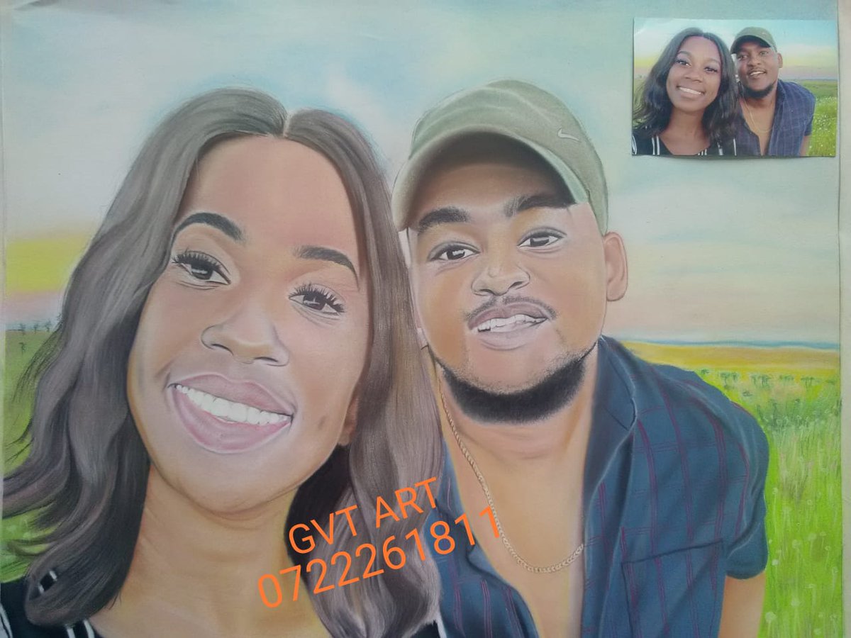 GvtArts's tweet photo. If you'd love to get your memorable shots sketched ✏️, kindly contact me from the number on the portrait. Thank you 🙏#couplesgoals #PortraitChallenge https://t.co/zNaitZ4BWo