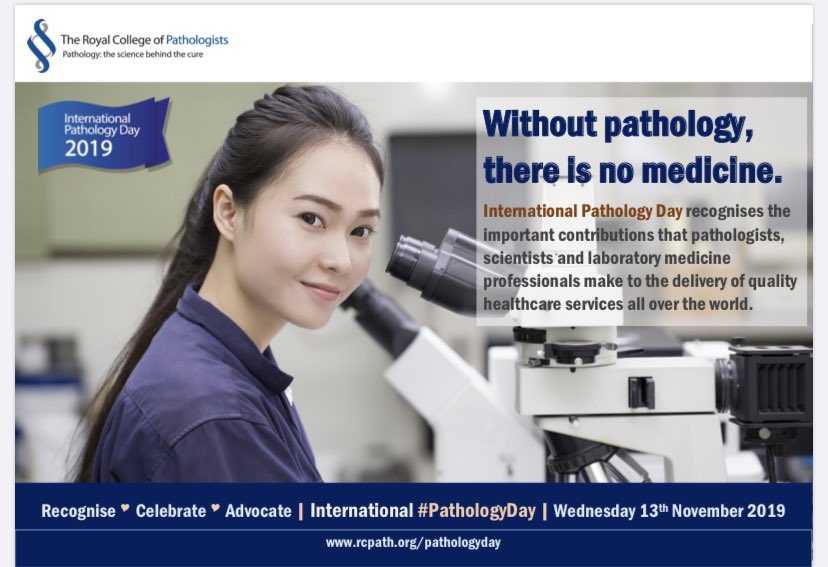 pathologygeek's tweet photo. Happy International Pathology Day to all Laboratory professionals!!! #IPD2019 #Pathology ⁦@smlungpathguy⁩ ⁦@JMGardnerMD⁩ ⁦@pembeoltulu⁩ ⁦@kriyer68⁩ ⁦@AmyHDeekenMD⁩ ⁦@IHeartHisto⁩ ⁦@marenwhymd⁩ ⁦@evemariecrane⁩ ⁦@RCPath⁩ https://t.co/8N5IpweaXc