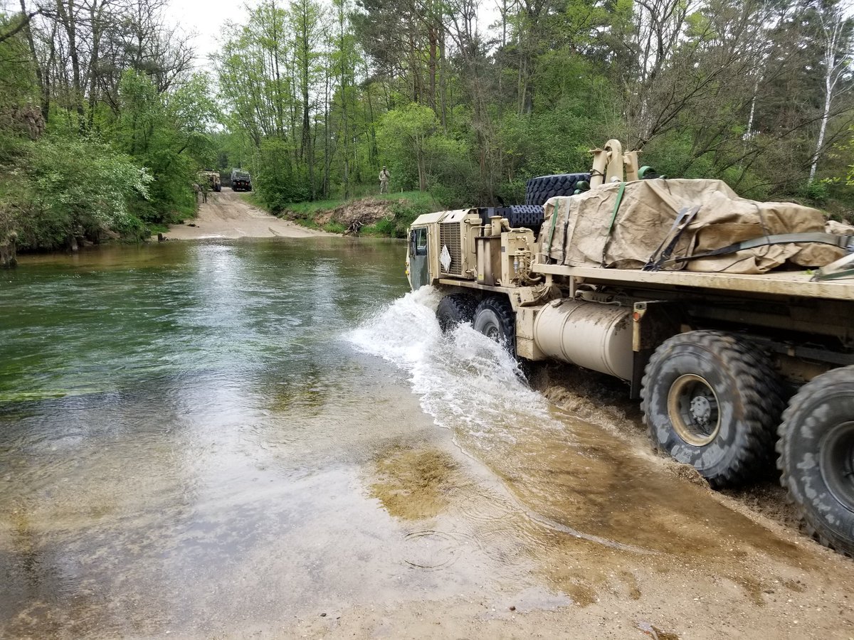 michael_m2019's tweet photo. Crossing a River in Poland https://t.co/qEcSDjk3FU