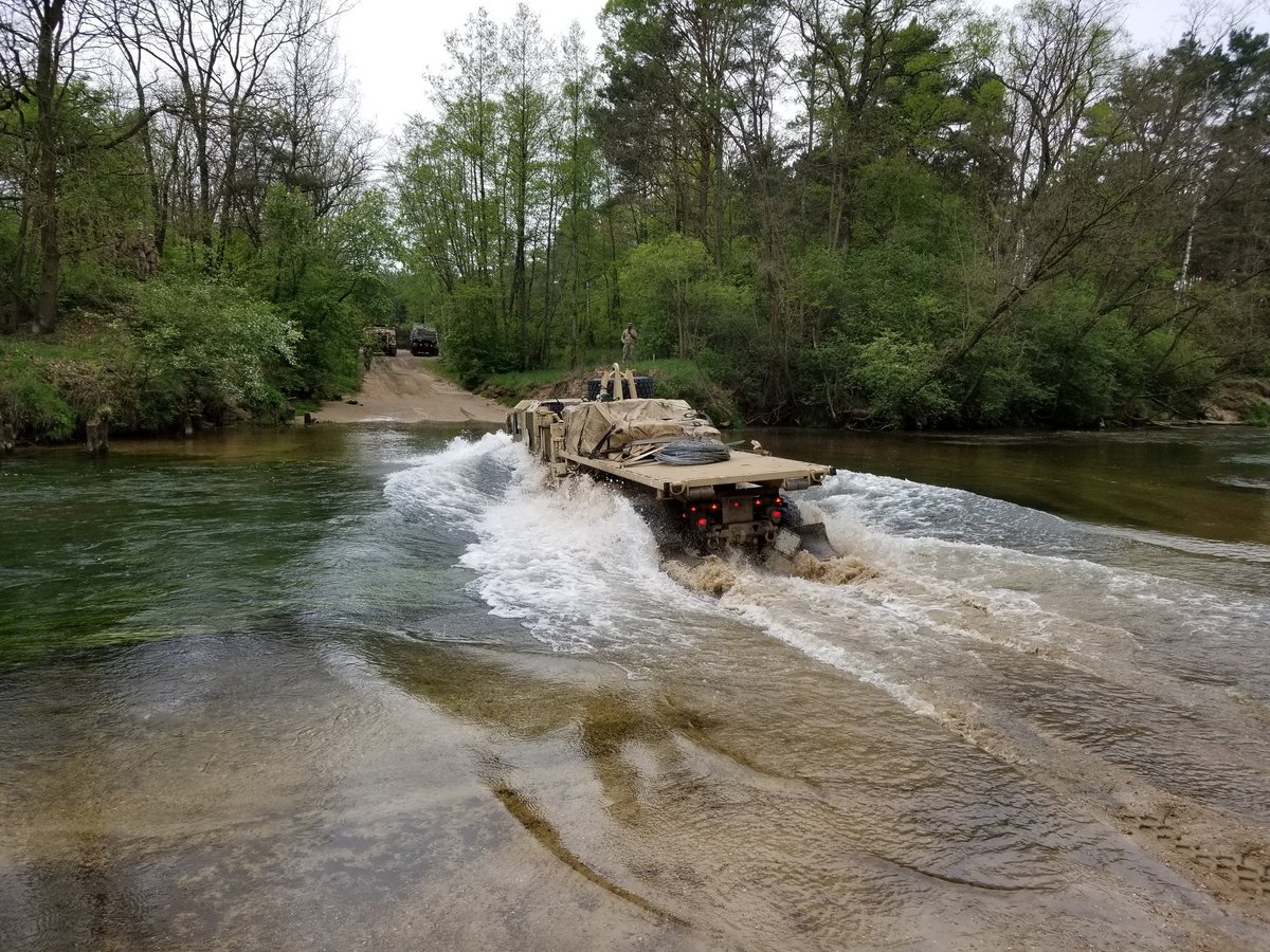 michael_m2019's tweet photo. Crossing a River in Poland https://t.co/qEcSDjk3FU