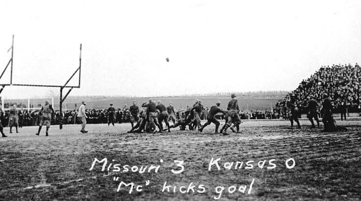 MichaelTMoran2's tweet photo. A little know fact about Mizzou that many people may not know is that Mizzou actually hosted the first ever homecoming against Kansas University. #MGMT3300F https://t.co/LenHz5H2Lt